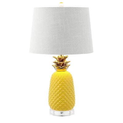 Jonathan Y Pineapple Ceramic Led Table Lamp