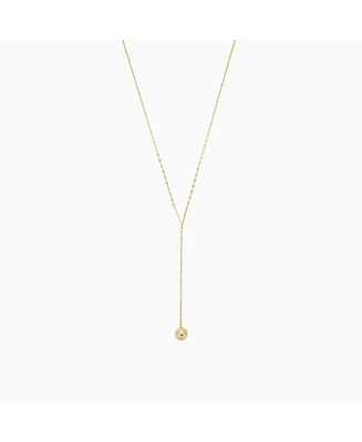 Bearfruit Jewelry Belle Long Round Pendant Clip Necklace
