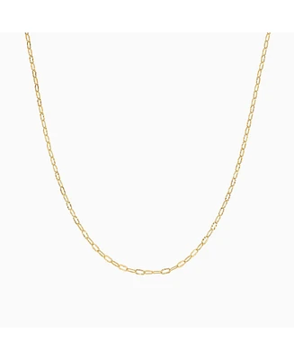 Bearfruit Jewelry Sterling Silver 18k Gold Plated Celine Chain Necklace