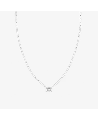 Bearfruit Jewelry Sterling Silver Sparkle Pendant Chain Necklace, 16"-18"