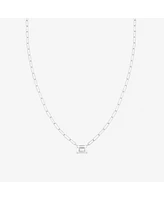 Bearfruit Jewelry Sterling Silver Sparkle Pendant Chain Necklace, 16"-18"