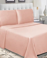 Superior Solid 300-Thread Count Cotton Percale Deep Pocket Sheet Set, California King