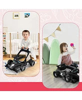 Slickblue Kids 4-in-1 Foldable Activity Push Walker with Adjustable Height
