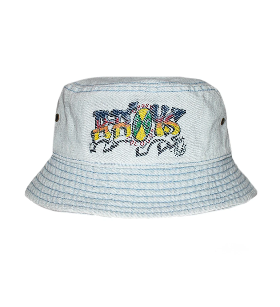 Cross Colours Men's Bboyz Denim Bucket Hat