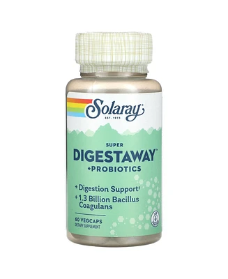 Solaray Super Digestaway + Probiotics - 60 VegCaps