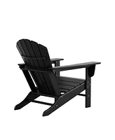 WestinTrends All-Weather Contoured Outdoor Poly Adirondack Chair (Set of 2)