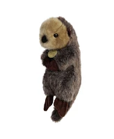 Aurora Medium Baby Sea Otter Miyoni Tots Adorable Plush Toy Brown 9.5"