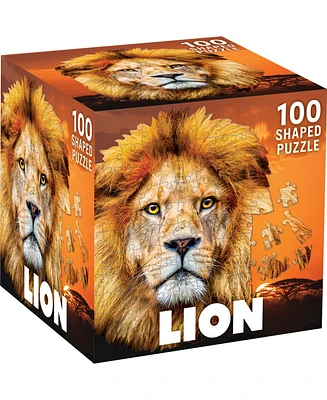 Masterpieces Lion 100 Piece Shaped Jigsaw Puzzle