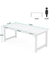 Tribesigns 70.86”Executive Desk, Large Office Computer Desk with Thicken Frame, Modern Simple Workstation Business Furniture for Home Office, W