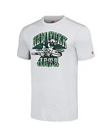 Homage Men's & Women's White New York Jets Grateful Dead T-Shirt