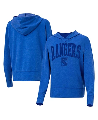 Concepts Sport Women's Blue New York Rangers Volley Pullover Hoodie