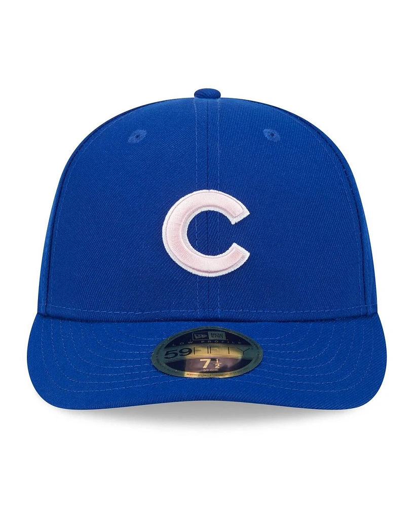 New Era Men's Royal Chicago Cubs 2024 Mother's Day Low Profile 59FIFTY Fitted Hat