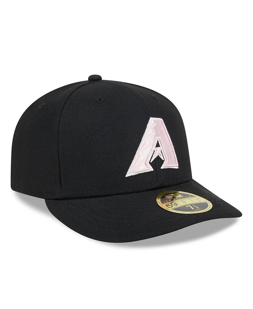 New Era Men's Black Arizona Diamondbacks 2024 Mother's Day Low Profile 59FIFTY Fitted Hat