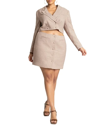 Eloquii Plus Open Front Blazer Dress