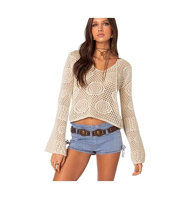 Edikted Women's Kinley Crochet Top