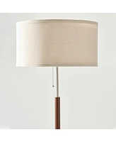 Brightech Carter 65" Led Classic Floor Lamp with Walnut Wood Finish