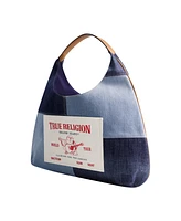 True Religion Patchwork Denim Large Hobo