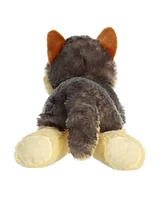 Aurora Large Wily Wolf Grand Flopsie Adorable Plush Toy Gray 16.5"