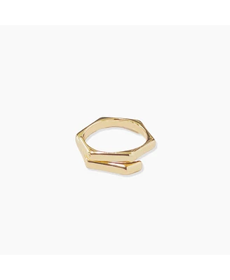 sanctuaire Link Bar Ring Gold