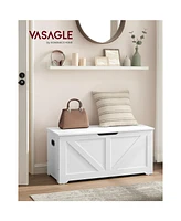 Slickblue Storage Chest, Trunk With 2 Safety Hinges, For Entryway, Bedroom, Living Room