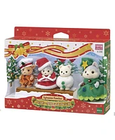 Epoch Calico Critters Happy Christmas Friends Figure Set CC2081