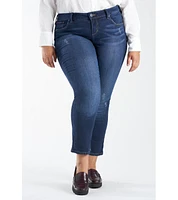 Slink Jeans Plus High Rise Straight