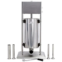 Streamdale Furniture Stainless Steel Commercial Sausage Stuffer, Dual Speed Vertical Sausage Maker 25Lb/12L, Meat