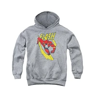 Justice League Boys of America Youth Lightning Trail Pull Over Hoodie / Hooded Sweatshirt