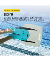 Finis Shooter - Fiberglass Monofin to Improve Form and Strength - Mermaid-Style Swimming Fin for Men and Women