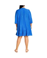 City Chic Women's Milly Tunic Dress