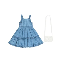 Derek Heart Little Girls Chambray Dress