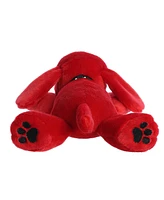 Aurora Medium Laying Clifford Playful Plush Toy Red