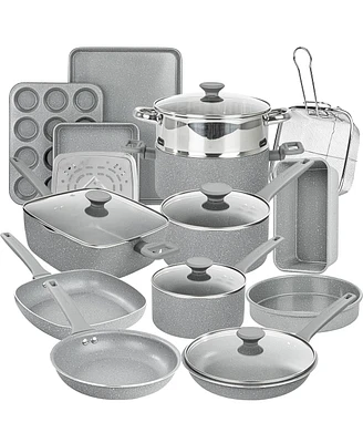 Granitestone Desert Collection 20-Piece Cookware Set