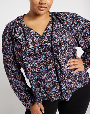 Joie Plus Printed Raquel B Top