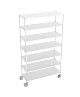 Simplie Fun Lbs Nsf Adjustable Metal Storage Shelves