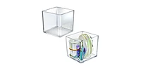 Azar Displays 6" Deluxe Clear Acrylic Square Cube Bin for Counter