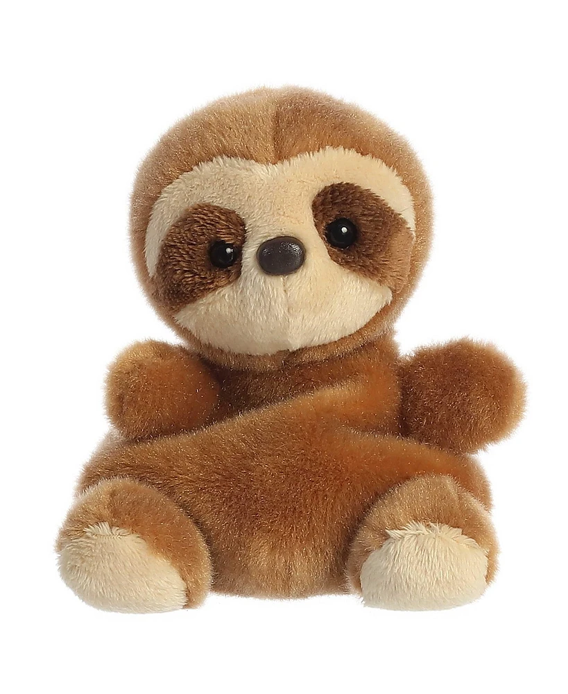 Aurora Mini Slomo Sloth Palm Pals Adorable Plush Toy Brown 5"