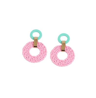 Sohi Women's Rope Drop Earrings