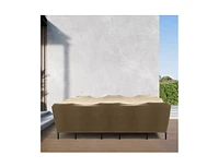 Khomo Gear Table and Chair Rectangular Cover - Brown - Large