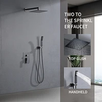 Wall Mounted Shower System with 10" Rainfall Head