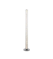 Simplie Fun 49" Exposed Rope Led Minari Clear Column Floor Lamp