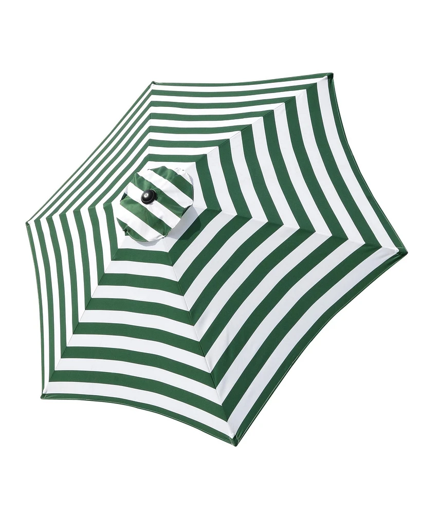 9 Ft Patio Umbrella Replacement Canopy Market Table Top Sunshade Cover Garden