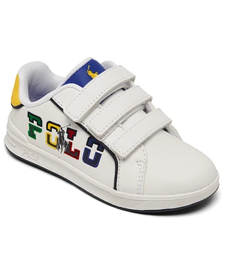 Polo Ralph Lauren Toddler Kids Heritage Court Iii Fastening Strap Casual Sneakers from Finish Line