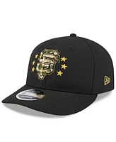 New Era Men's Black San Francisco Giants 2024 Armed Forces Day Low Profile 9FIFTY Snapback Hat