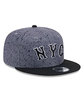 New Era Men's Graphite/Black New York Mets 2024 City Connect Alternate 9FIFTY Snapback Hat