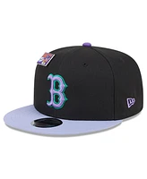 New Era Men's Black/Purple Boston Red Sox Grape Big League Chew Flavor Pack 9FIFTY Snapback Hat