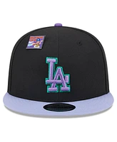 New Era Men's Black/Purple Los Angeles Dodgers Grape Big League Chew Flavor Pack 9FIFTY Snapback Hat