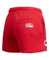 Freeze Max Women's Red Coca-Cola Smile Coke Fleece Shorts