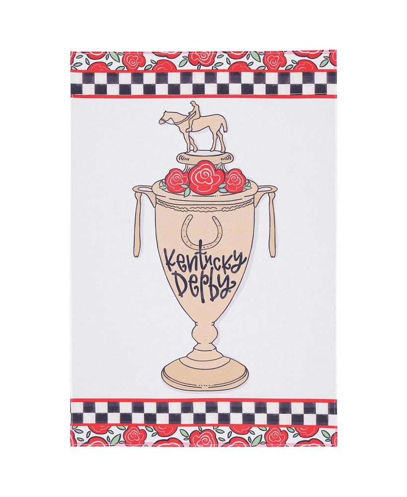 Magnolia Lane Kentucky Derby 12" x 18" Cup Flag