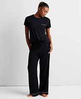 State of Day Women's 2-Pc. Fluid Knit Pajamas Set, Created for Macy's